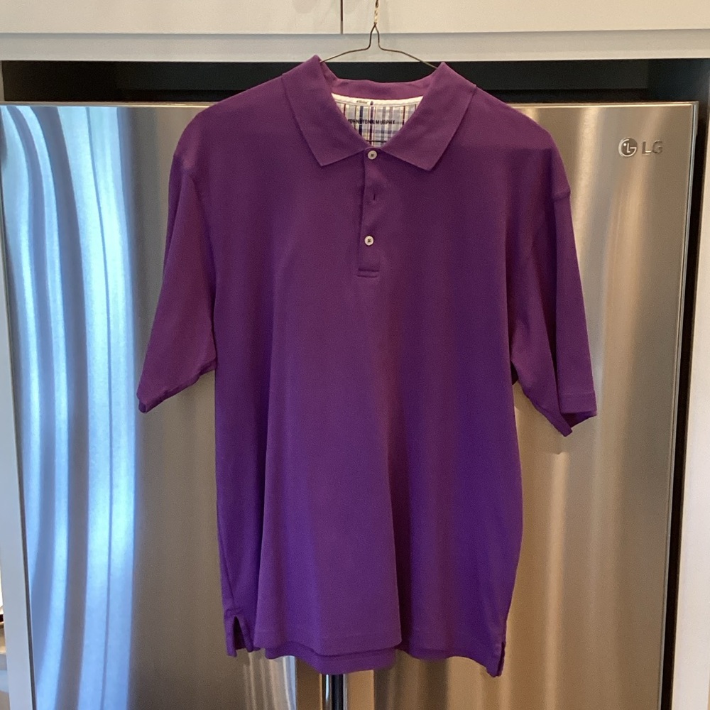 Johnston & Murphy Deep Purple Polo Shirt